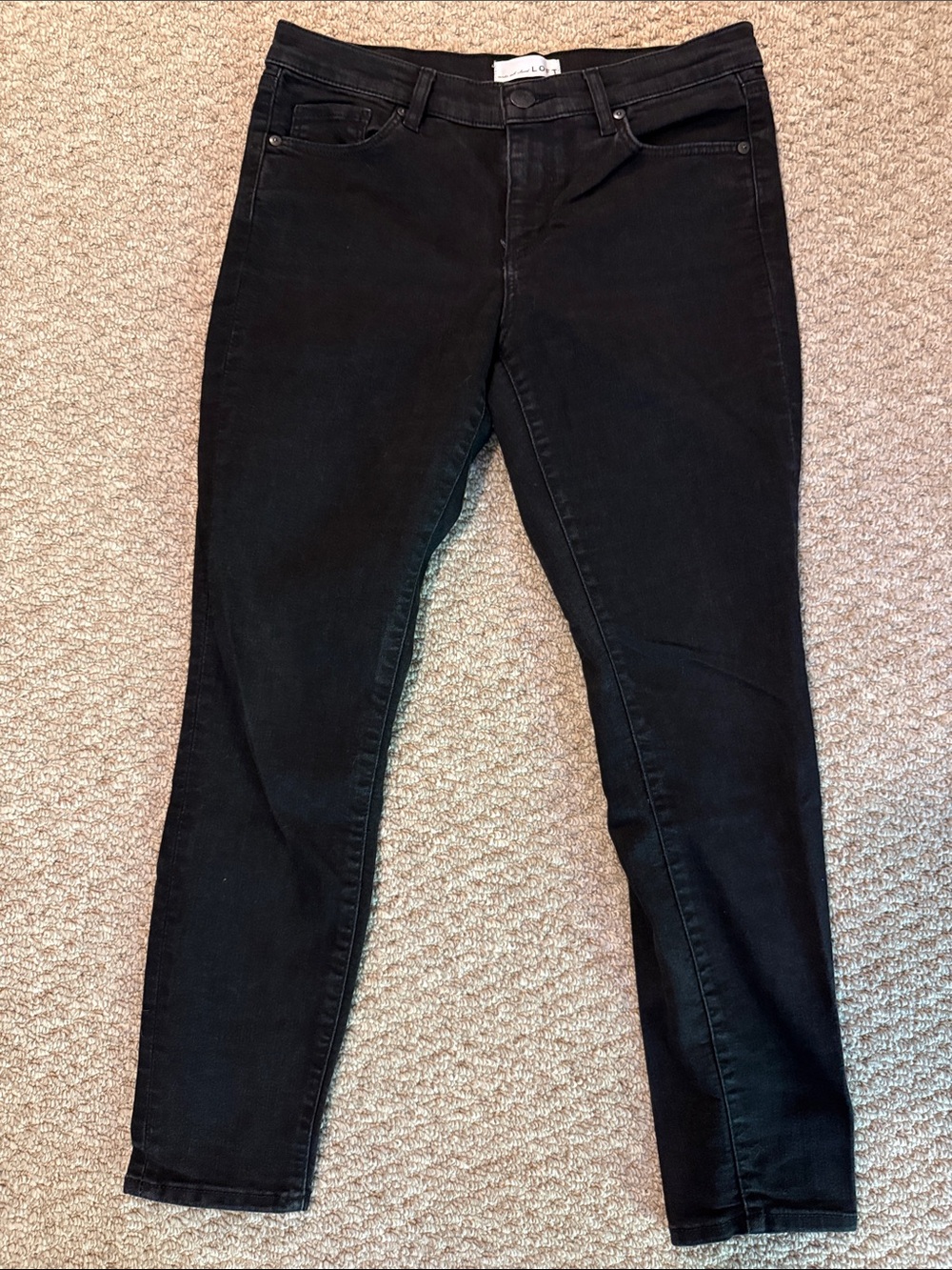 LOFT Black Modern Skinny Jeans 29/8P